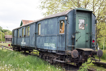 Fototapeta na wymiar Old train bogie