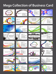 Mega Collection of Business Card Template Bundle . 