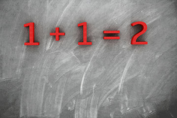 Rechnen auf Tafel - 3d Render