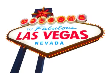 Foto op Plexiglas Welkom bij Fabulous Las Vegas Nevada Sign © somchaij