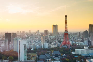 Poster Tokyo Tower, Tokyo, Japan © somchaij