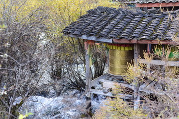 Scripture tube of hydrodynamic on river