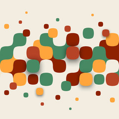 Vector Illustration of Abstract Squares.