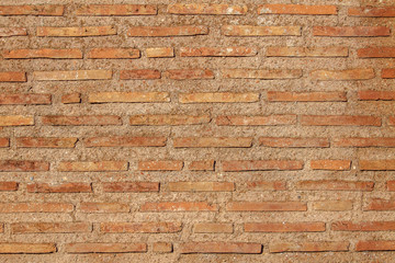 Rustic brick wall texture.
