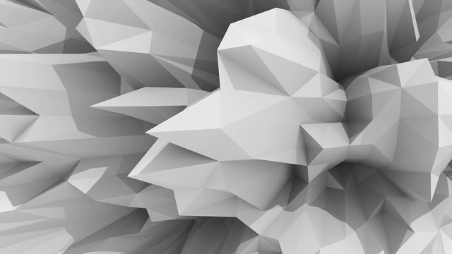 4K UHD - animation 3d une sph&egrave;re en papier avec des ondulations