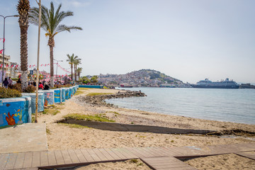 Naklejka premium Kusadasi Sea Front, Turkey