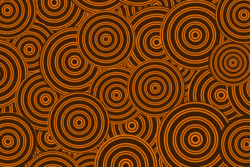 background with a large orange-brown circles