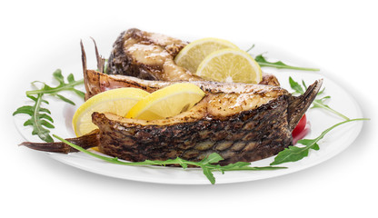 Grilled carp 