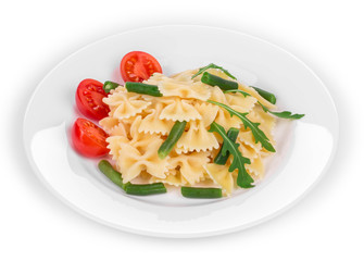 Tagliatelli pasta with tomatoes 