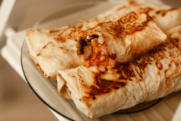 Burrito mexican fast food burritos meat