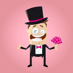 bräutgam hochzeit lustig warten