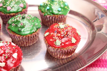 bunte Muffins
