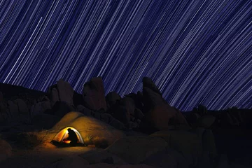  Camping at Night in Joshua Tree Park © Katrina Brown