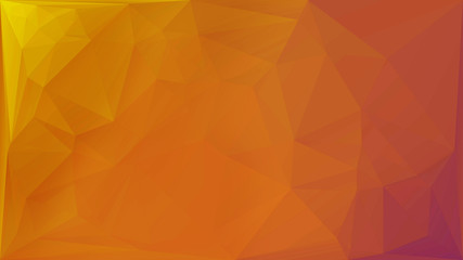 abstract orange lowpoly background