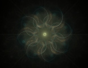 Obraz premium Sci fi futuristic user interface. Abstract illustration.