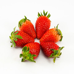 Strawberry isolated on white background