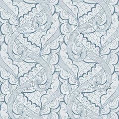 Abstract seamless doodle pattern