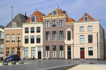 Fototapeta na wymiar Häuser in Vlissingen