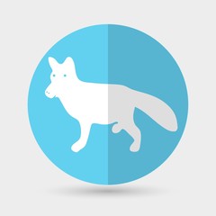 dog icon on a white background