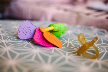 Gioco per infanzia con ciuccio in lattice