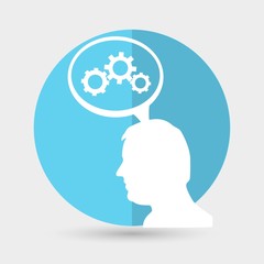 Vector gears, technical, mechanical illustration