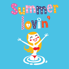 Summer lovin girl