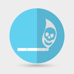 Cigarette icon on a white background