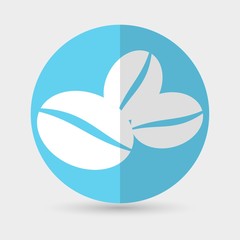 Coffee beans symbol