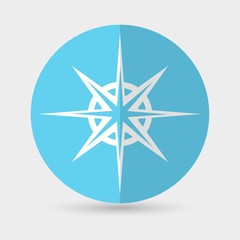 Compass Icon on a white background