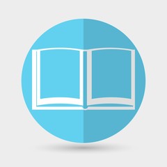 Book icon on a white background