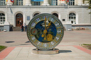Mechanical watch closeup in Rostov on don