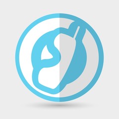 phone icon on a white background