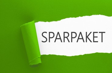 Sparpaket Enthüllung