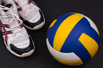 Volleyball objects.