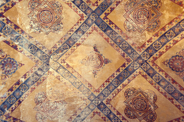 Background in the form of an ancient ornament