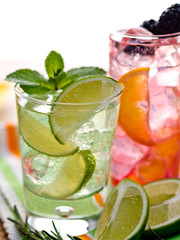 Two cocktails