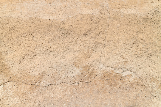 Ancient clay wall texture.