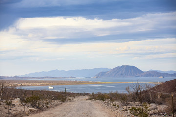 Vista general Bahía de los Ángeles - Baja California