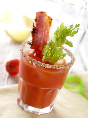 Bloody mary cocktail