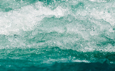 whitewater waves as background