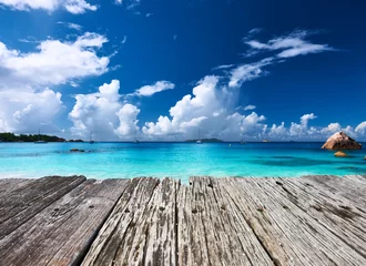 Photo sur Plexiglas Plage et mer Belle plage aux Seychelles