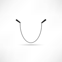 gym rope vector icon