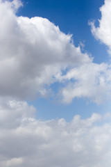beautiful clouds against blue sky
