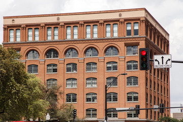 Dallas - altes Schulbuch-Lagerhaus