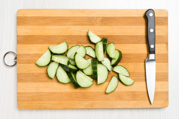 Board for cutting vegetables