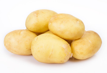 Raw potatoes