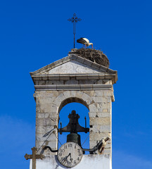 storks on white cathedral © EwaStudio