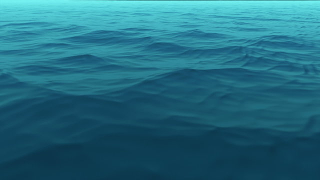Blue Surface of the Sea