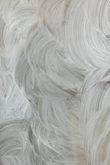 Abstract white hand painted background