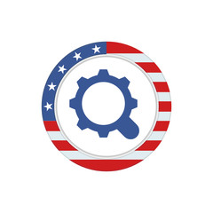 Fototapeta premium App Button - U.S